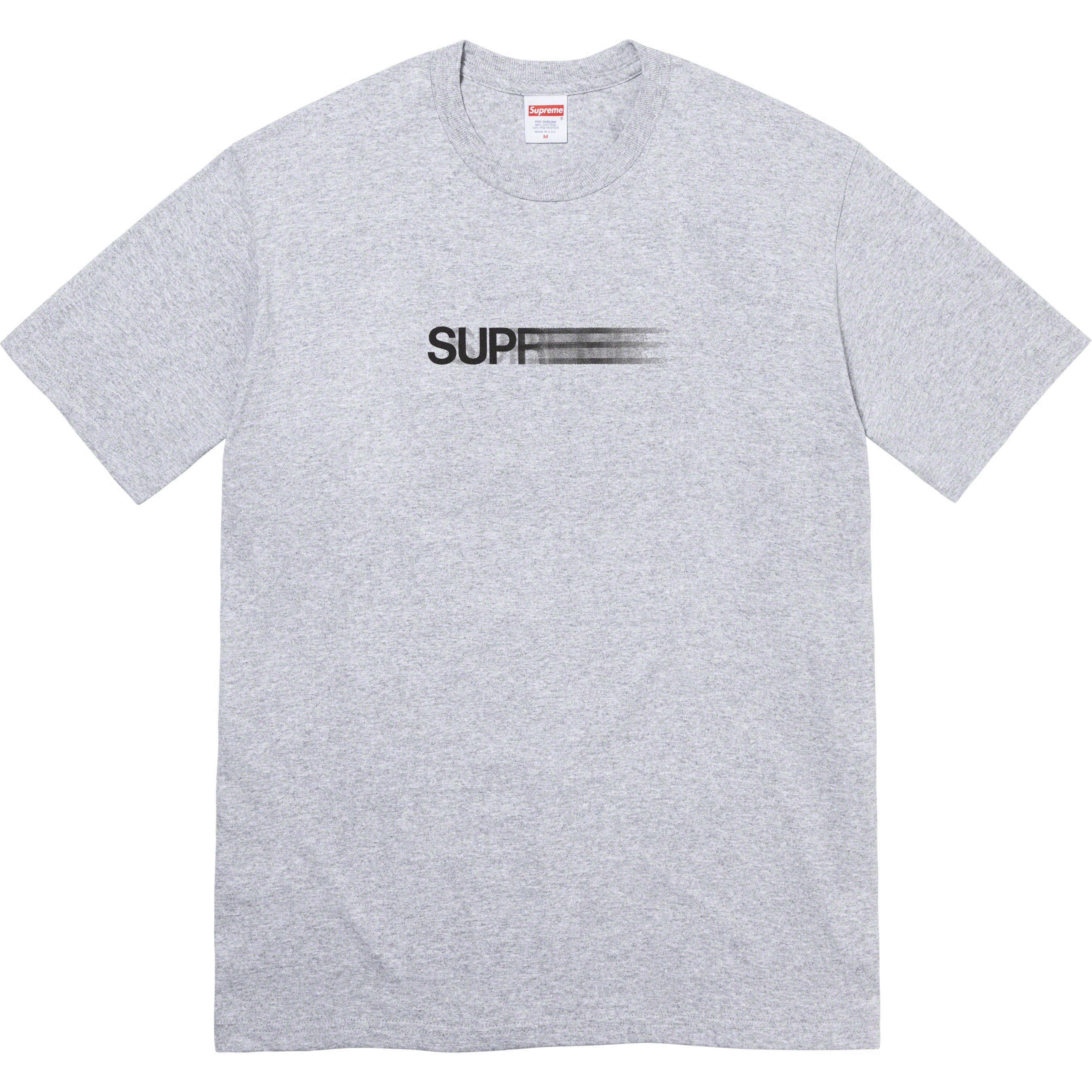 Supreme Motion Logo Tee SS23 - Heather Grey | In stock