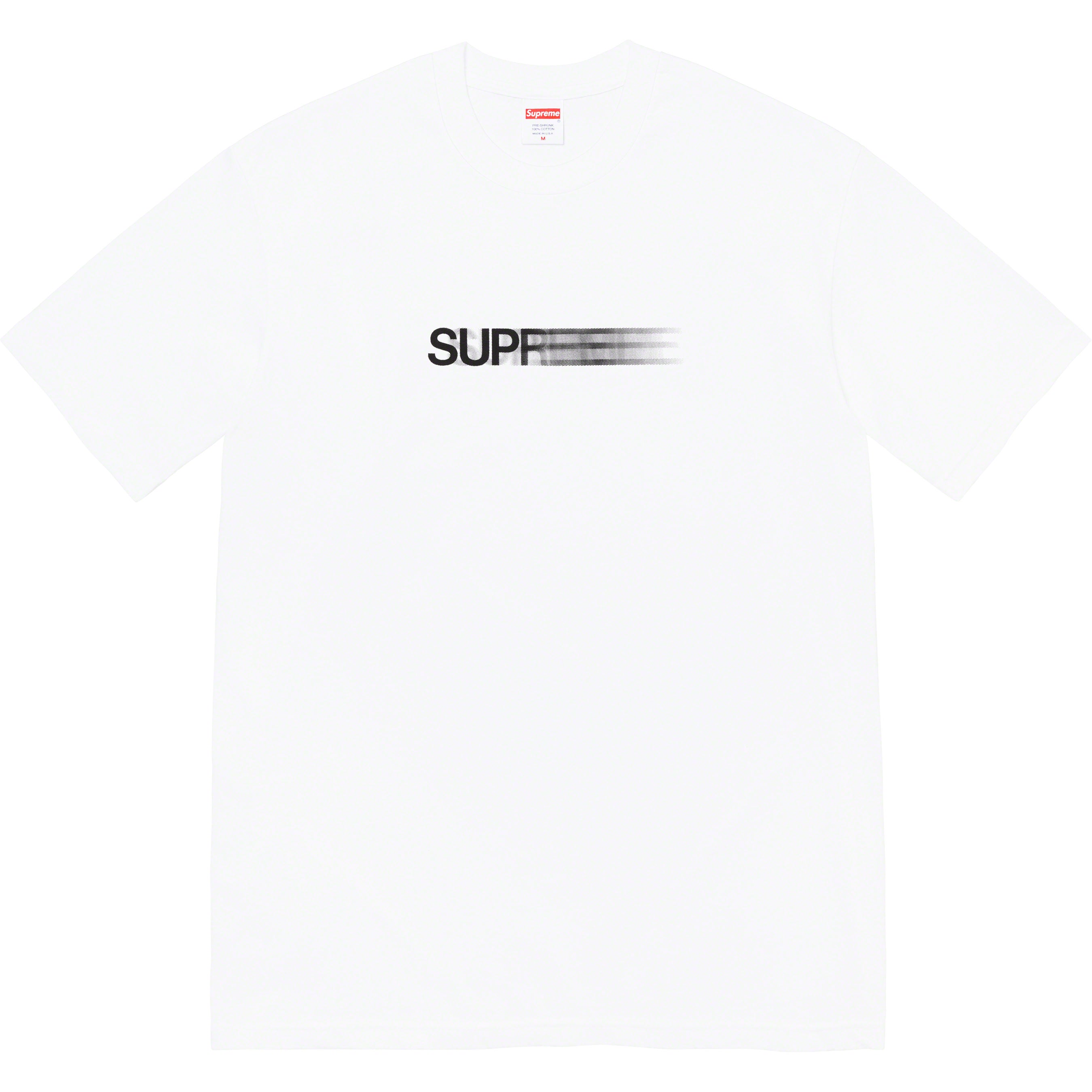 Supreme Motion Logo Tee SS23 - White | In stock