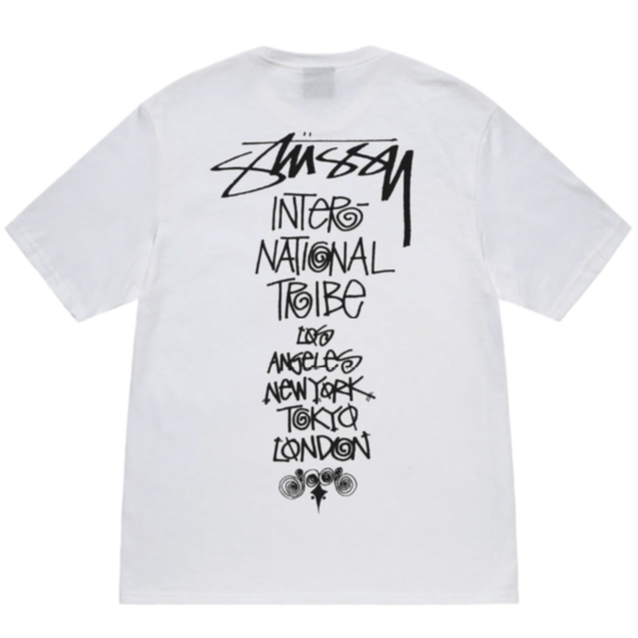 Stussy Tribe Stack Tee - White