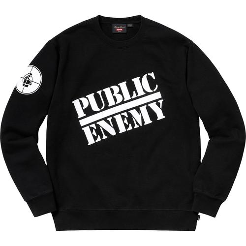 Supreme x Undercover x Public Enermy Crewneck - Black