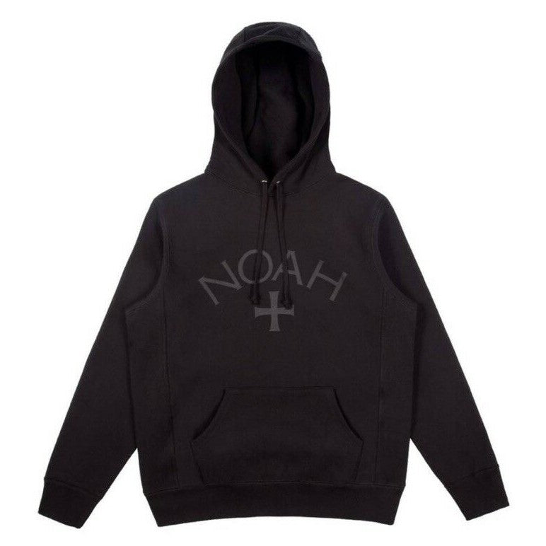 Noah Core Logo Hoodie - Tonal Black | In stock