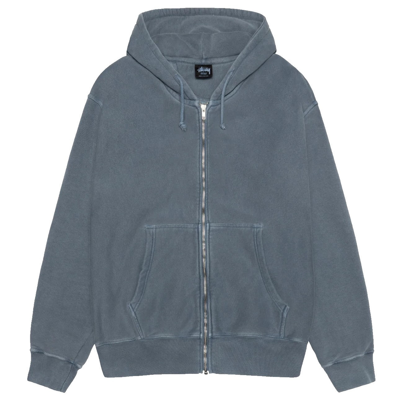 Stussy Buana Pigment Dyed Zip Hoodie - Navy