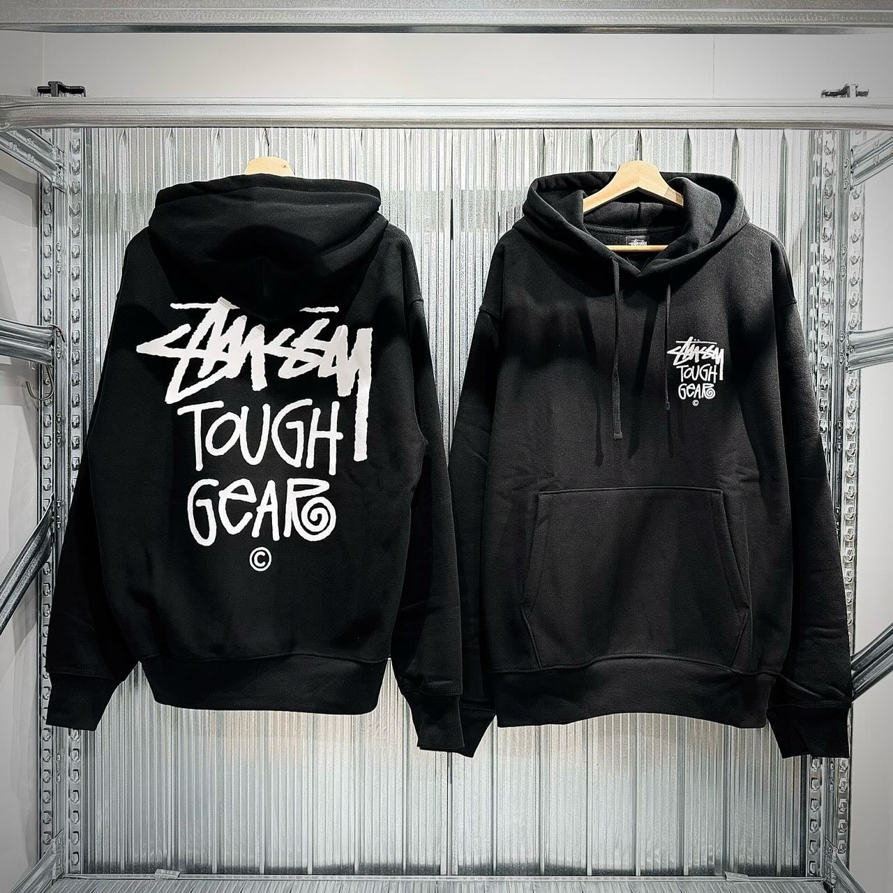 Stussy Tough Gear Hoodie - Black