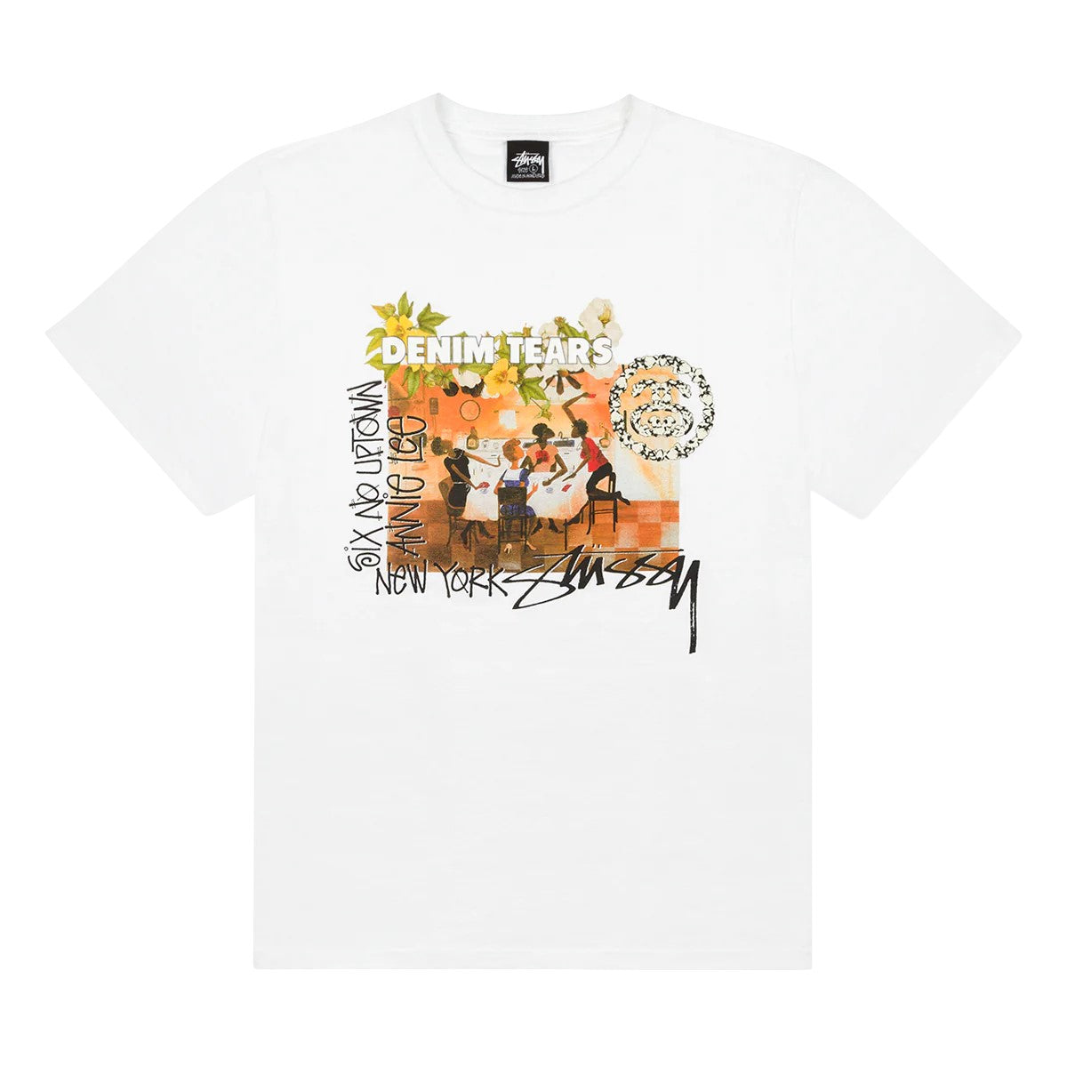 Denim Tears x Stussy Annie Lee Tee - White