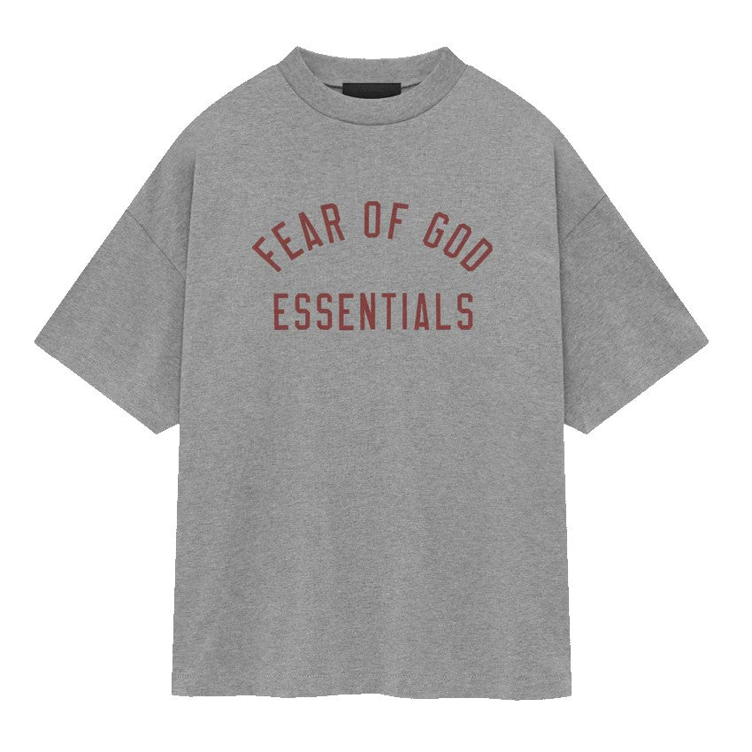 FOG Essentials Logo Crewneck Tee FW24 - Dark Heather