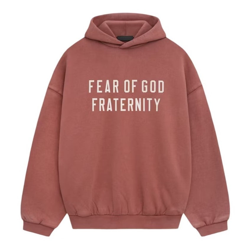 FOG Essentials Heavy Fleece Hoodie FW24 - Crimson