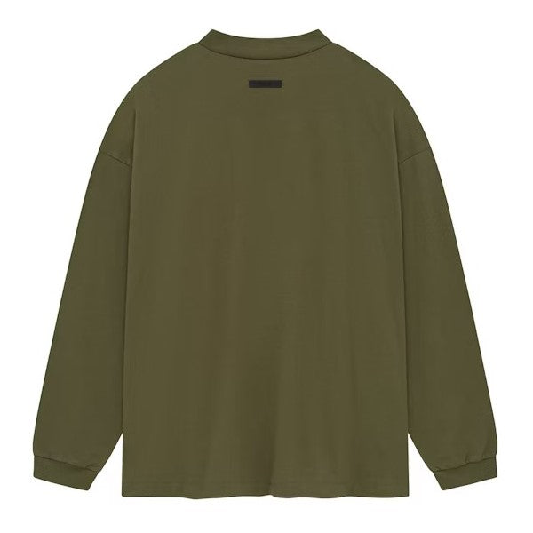 FOG Essentials Logo L/S Tee FW24 - Military