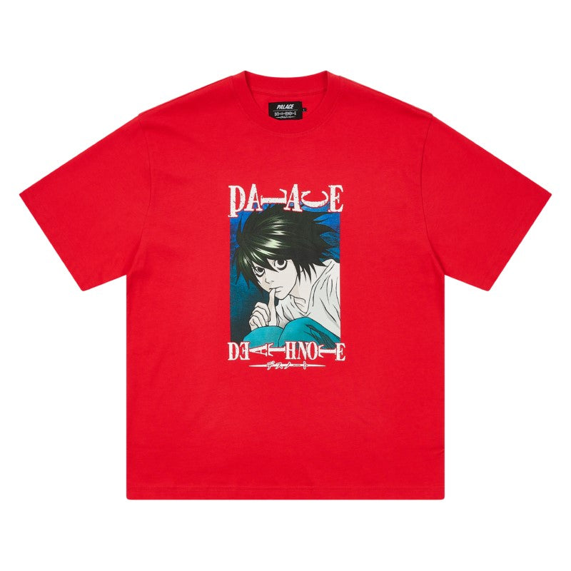 Palace x Death Note Tee - Truest Red