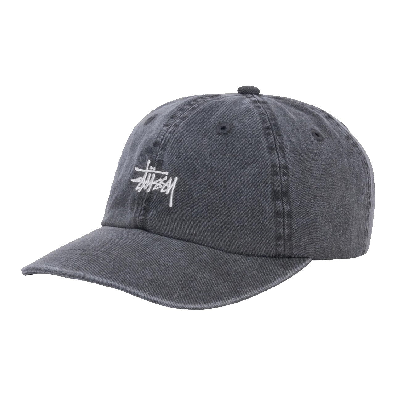 Stussy Basic Cap - Washed Charcoal