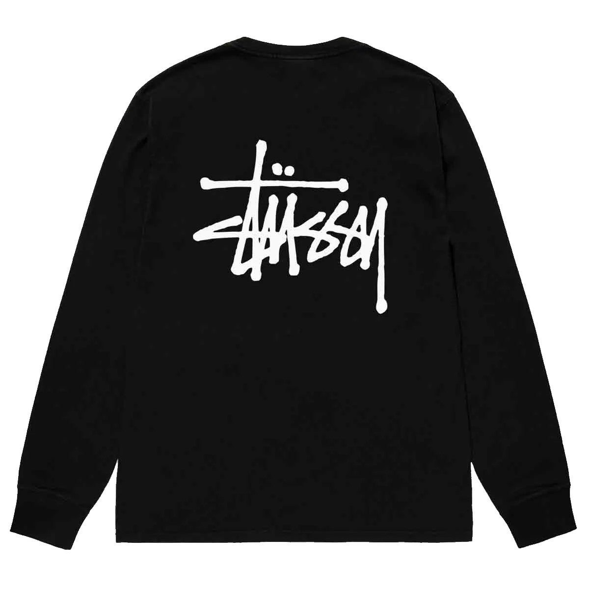 Stussy Basic L/S Tee - Black