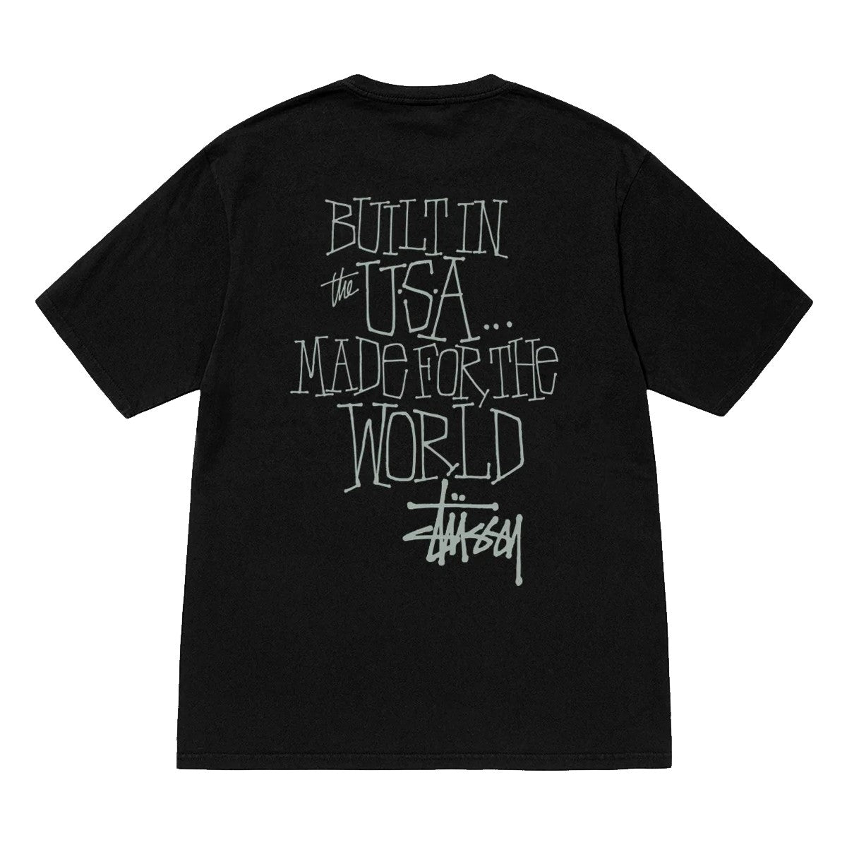 Stussy Built In USA Pigment Dyed Tee - Black