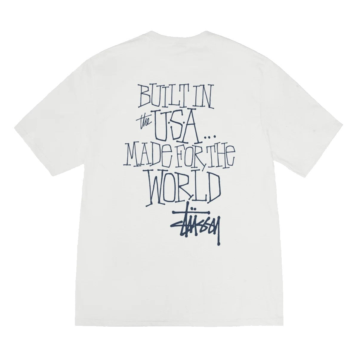 Stussy Built In USA Pigment Dyed Tee - Natural