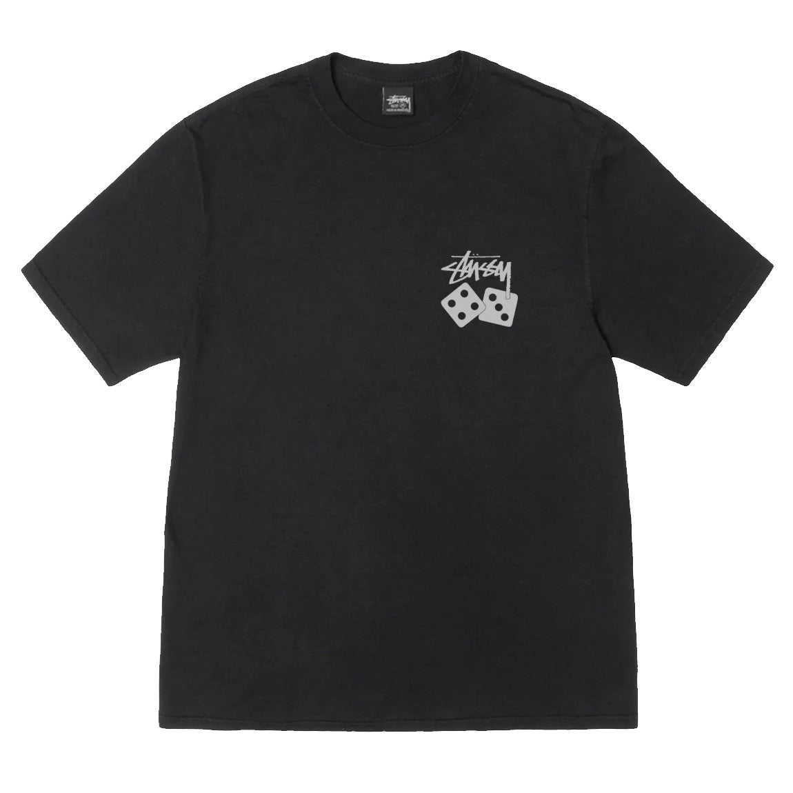 Stussy Dice Pigment Dyed Tee - Black