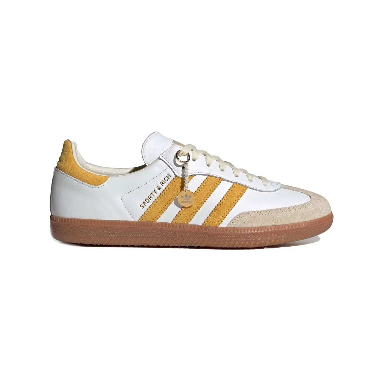 Sporty & Rich x Adidas Originals Samba OG - White Bold Gold | In stock