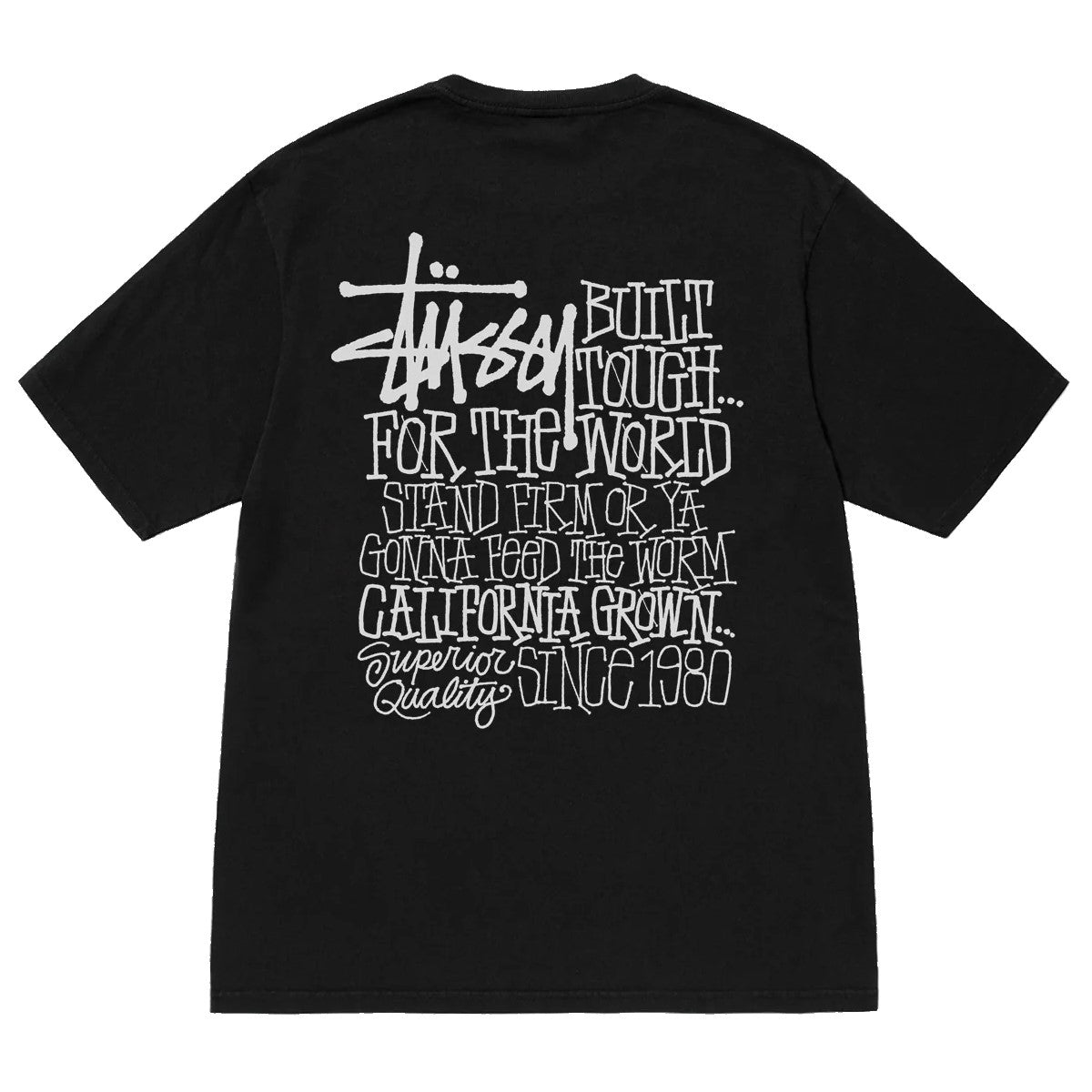 Stussy California Grown Pigment Dyed Tee - Black