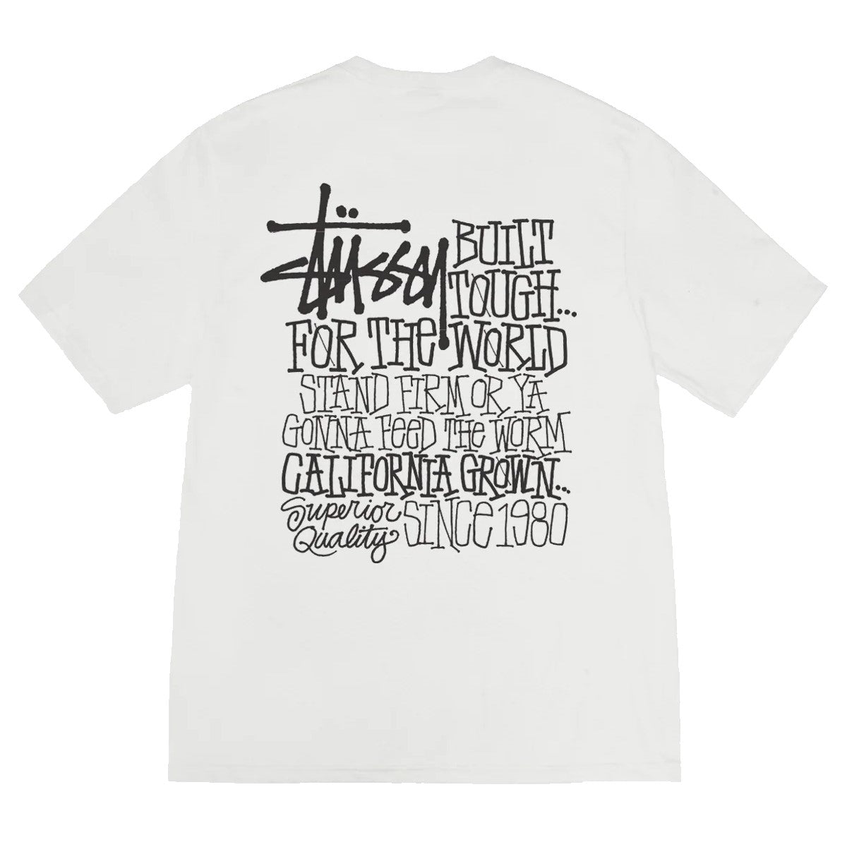 Stussy California Grown Pigment Dyed Tee - Natural