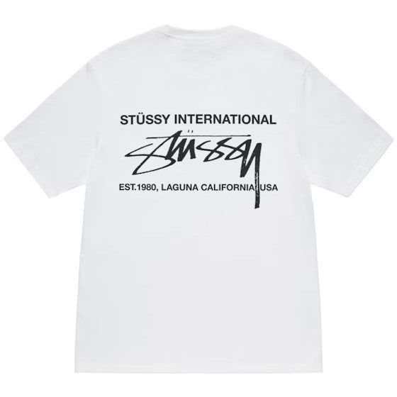 Stussy Smooth International Tee - White