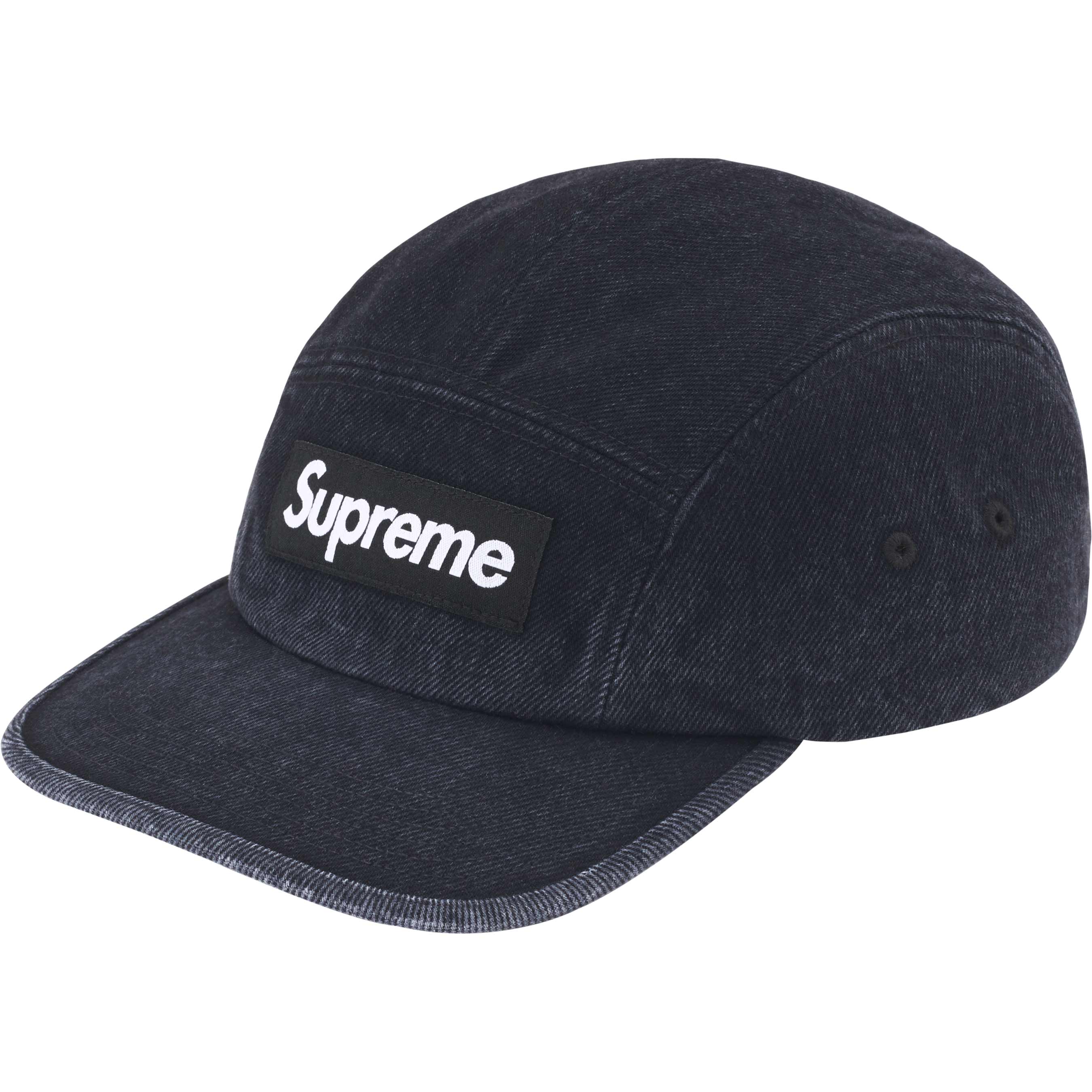 Supreme Denim Camp Cap FW24 - Black