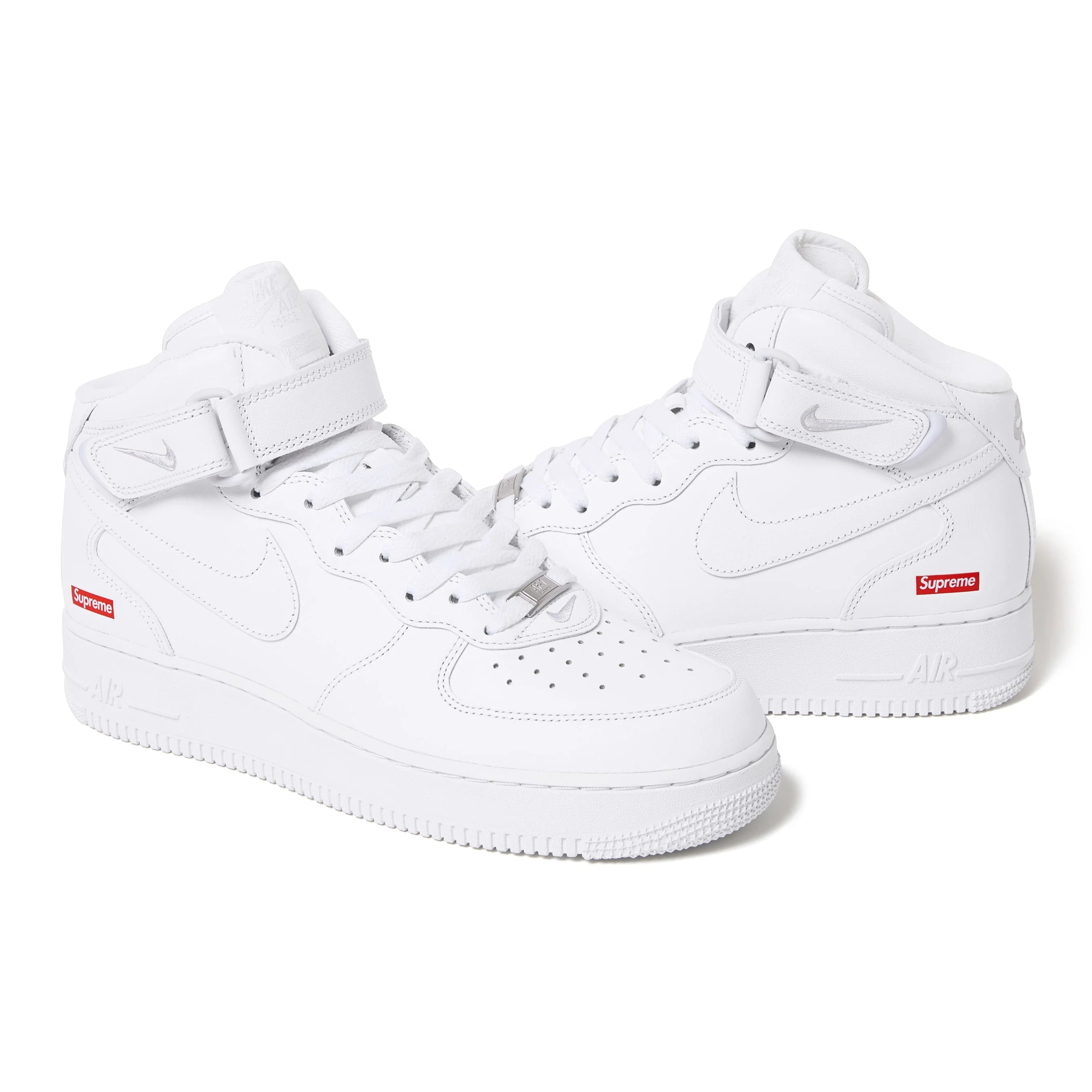 Supreme x Nike Air Force 1 Mid White FZ8784-100