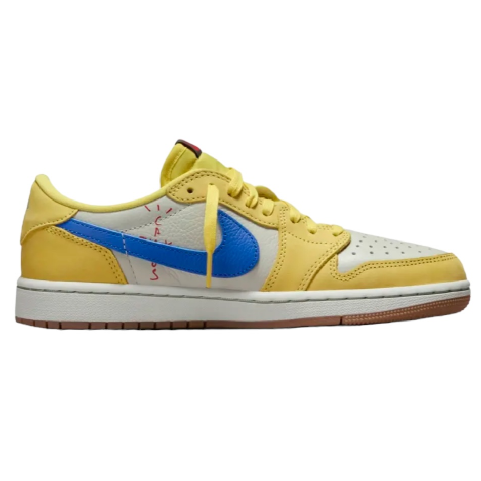 Travis Scott x Air Jordan 1 Low OG Canary (Women's) DZ4137-700