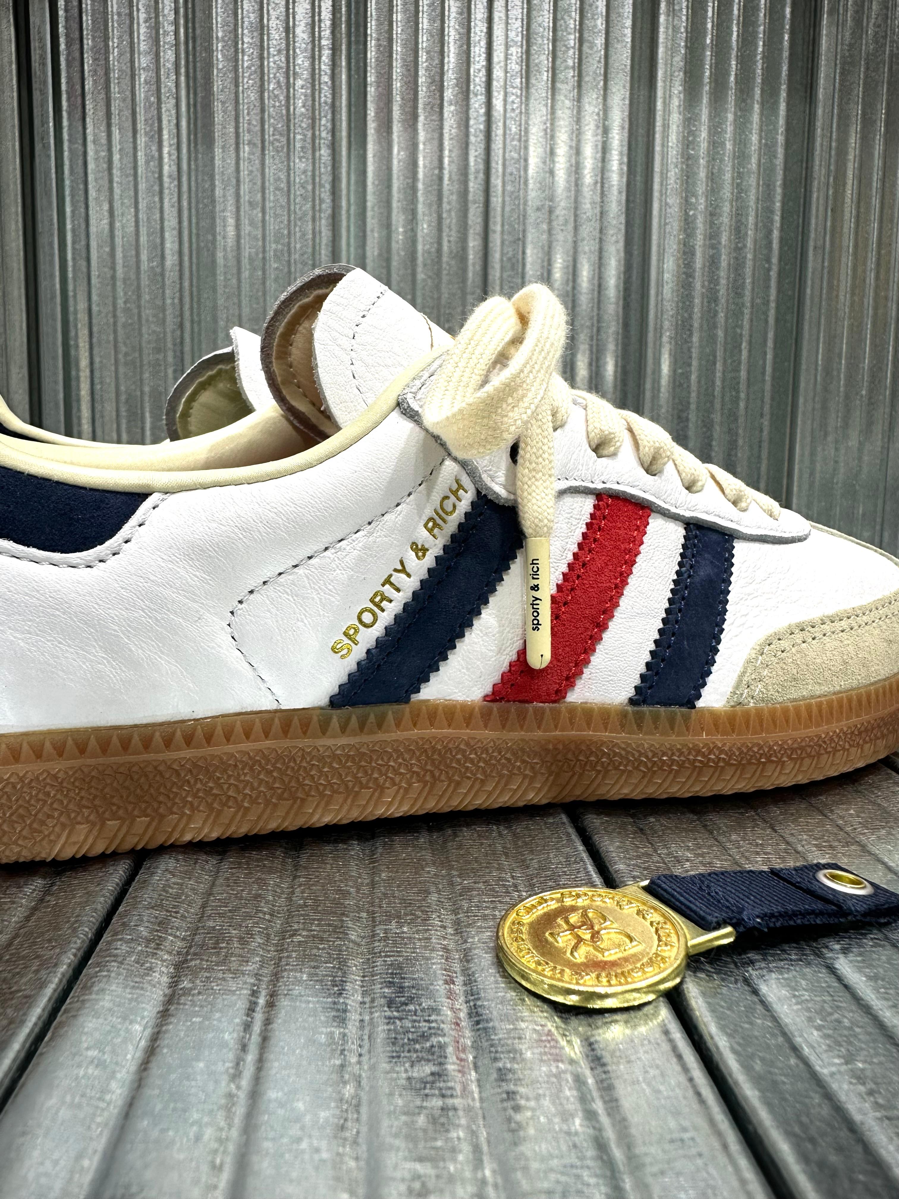 Sporty and Rich x Adidas Originals Samba OG - France USA ih8338