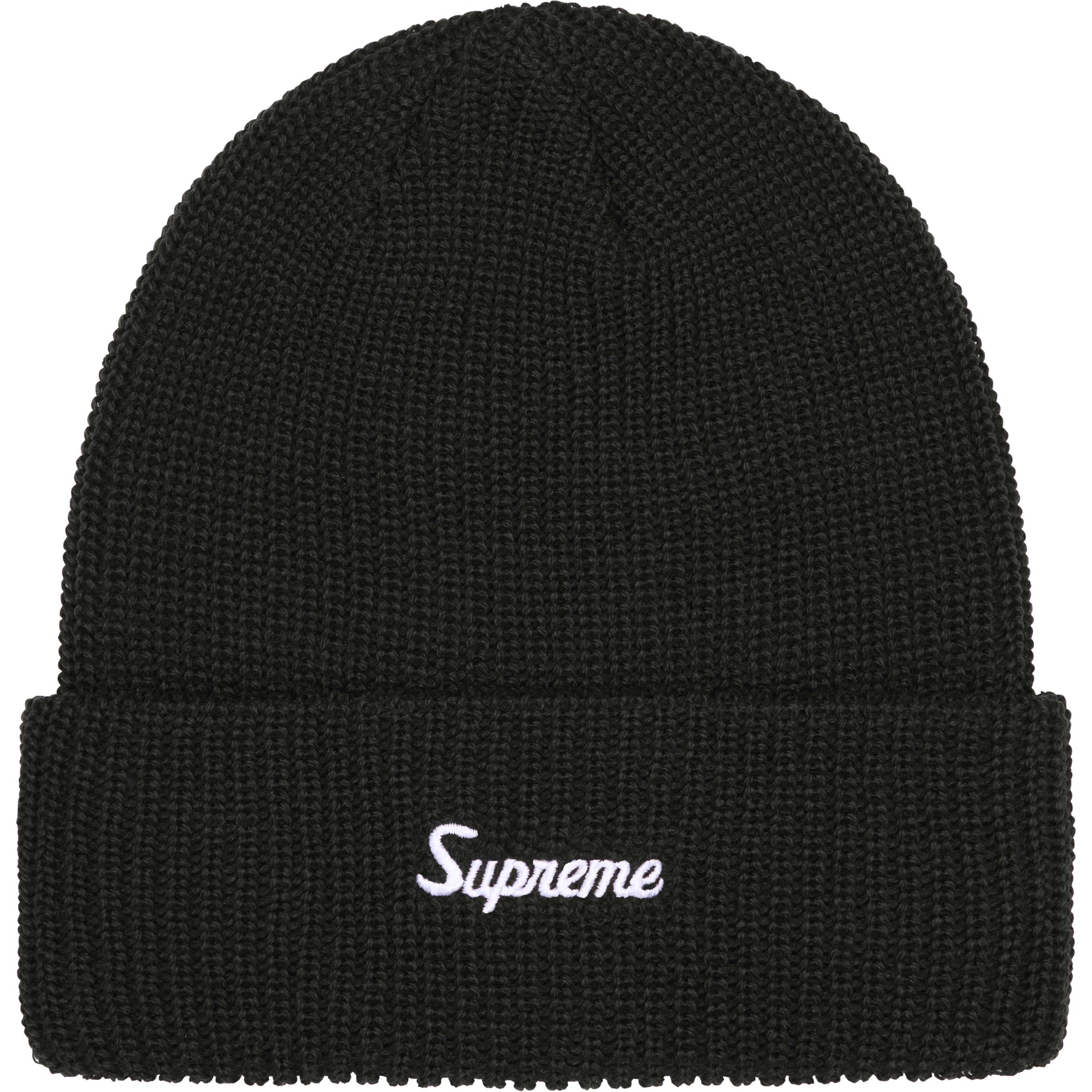 Supreme Loose Gauge Beanie - Black