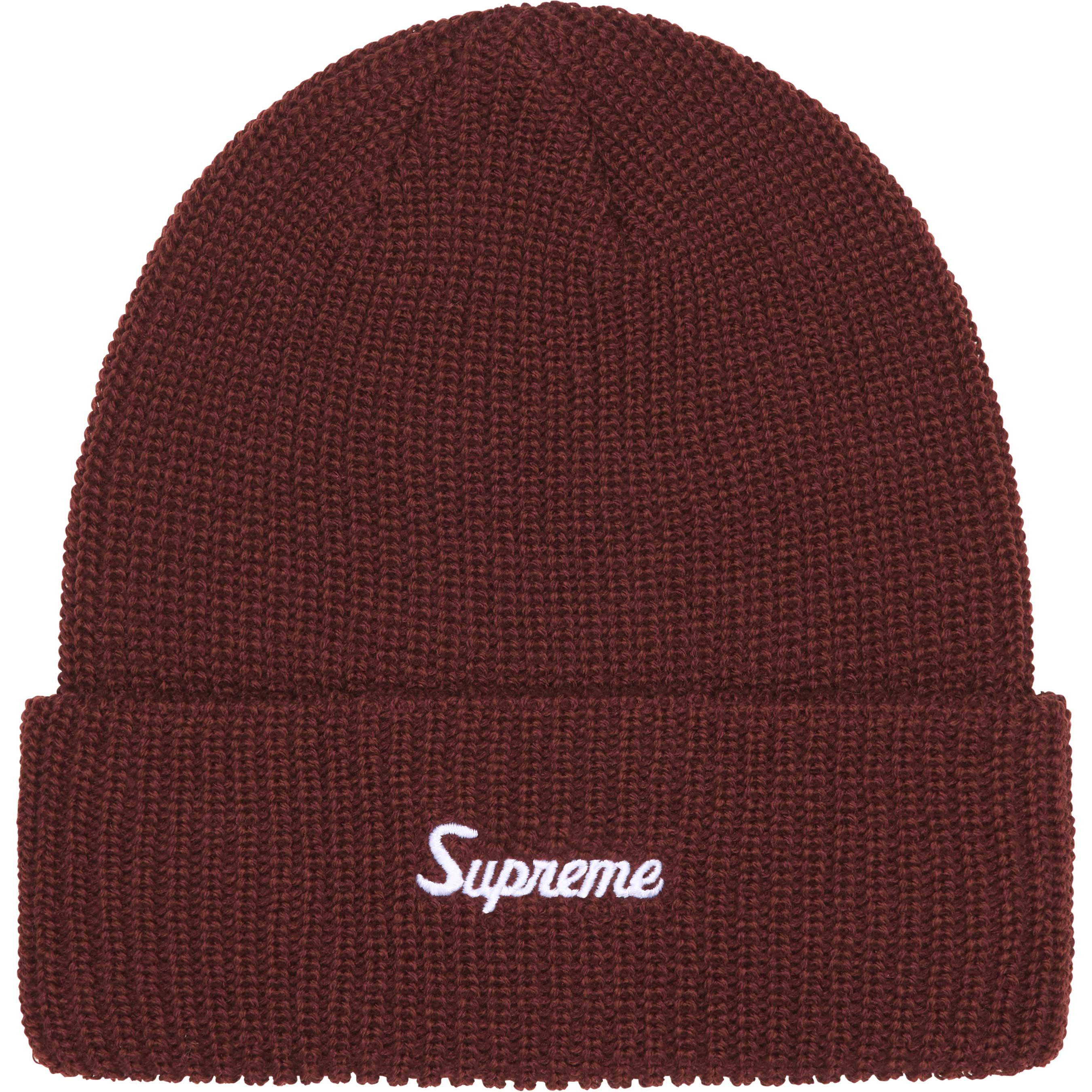 Supreme Loose Gauge Beanie - Brown