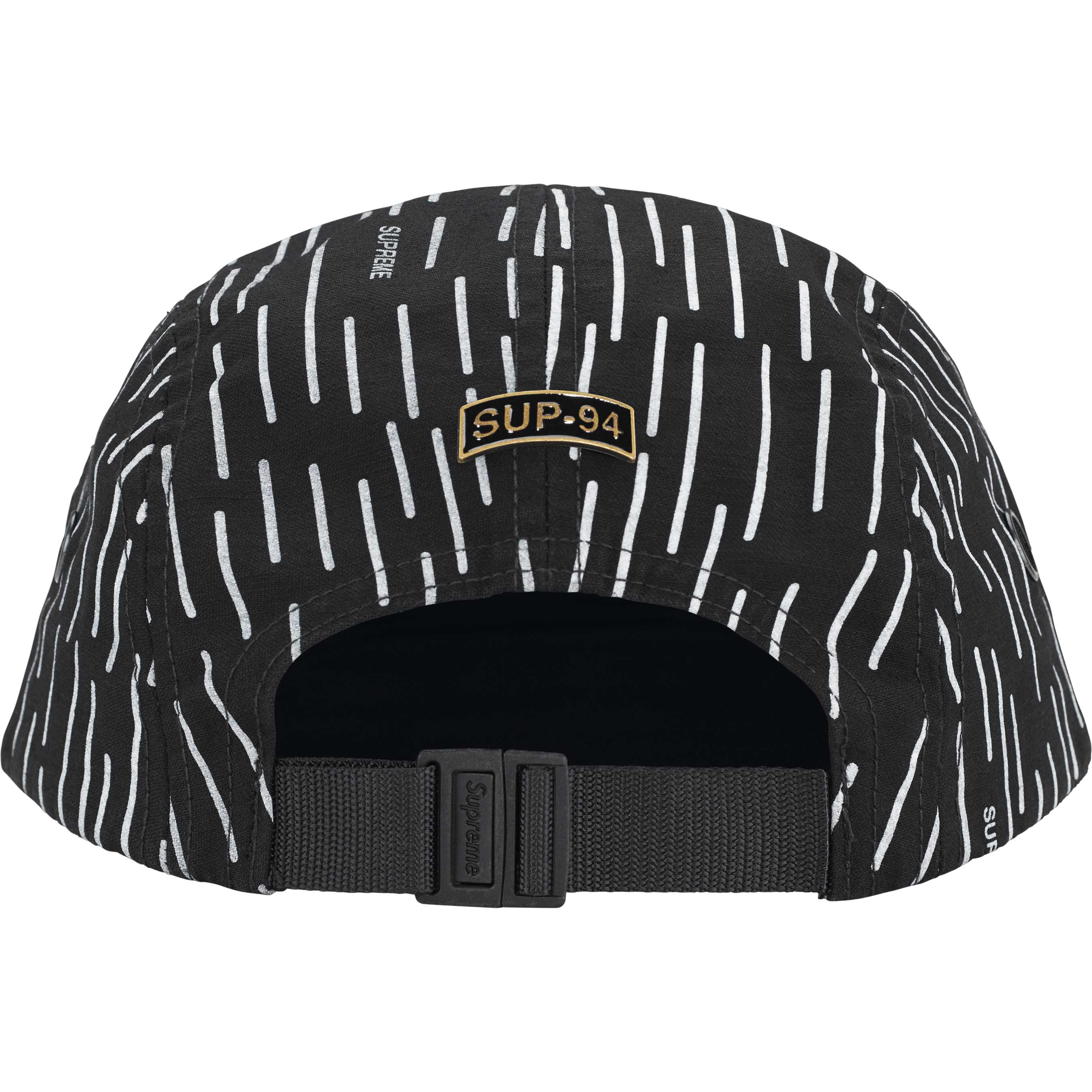 Supreme Military Camp Cap FW24 - Black Raindrop