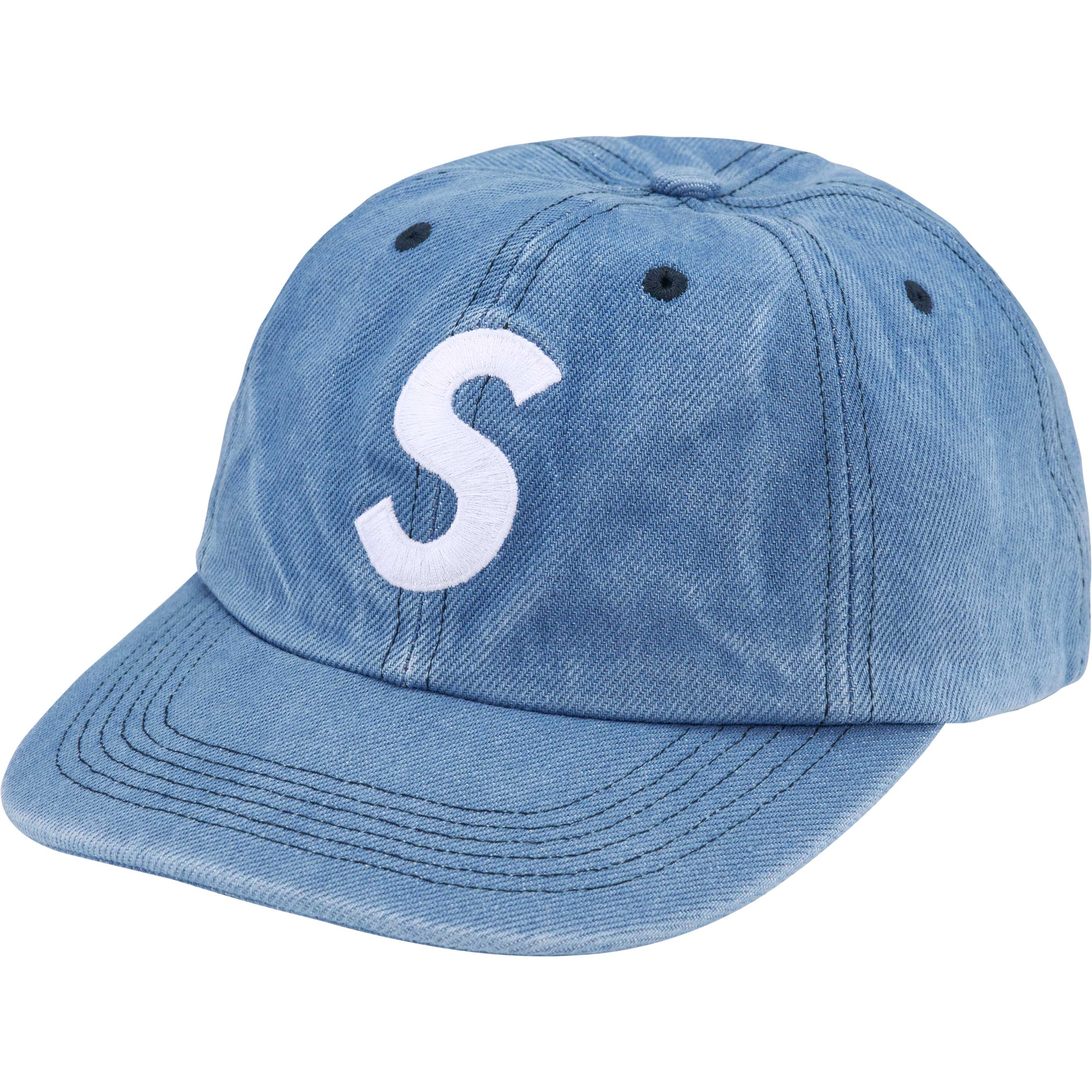 Supreme Pigment S Logo 6-Panel FW24 - Denim