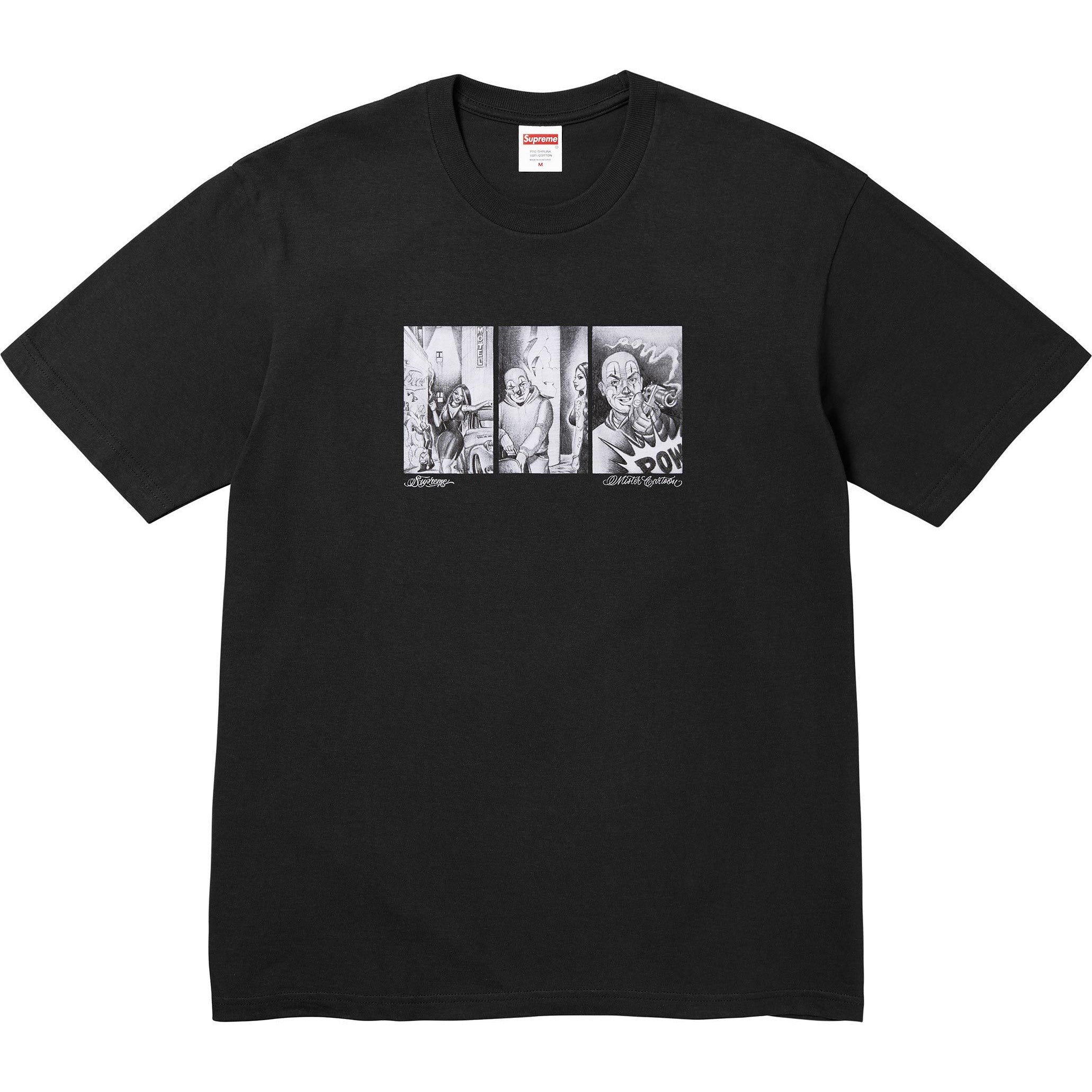 現貨 Supreme Mister Cartoon Pow Tee - Black