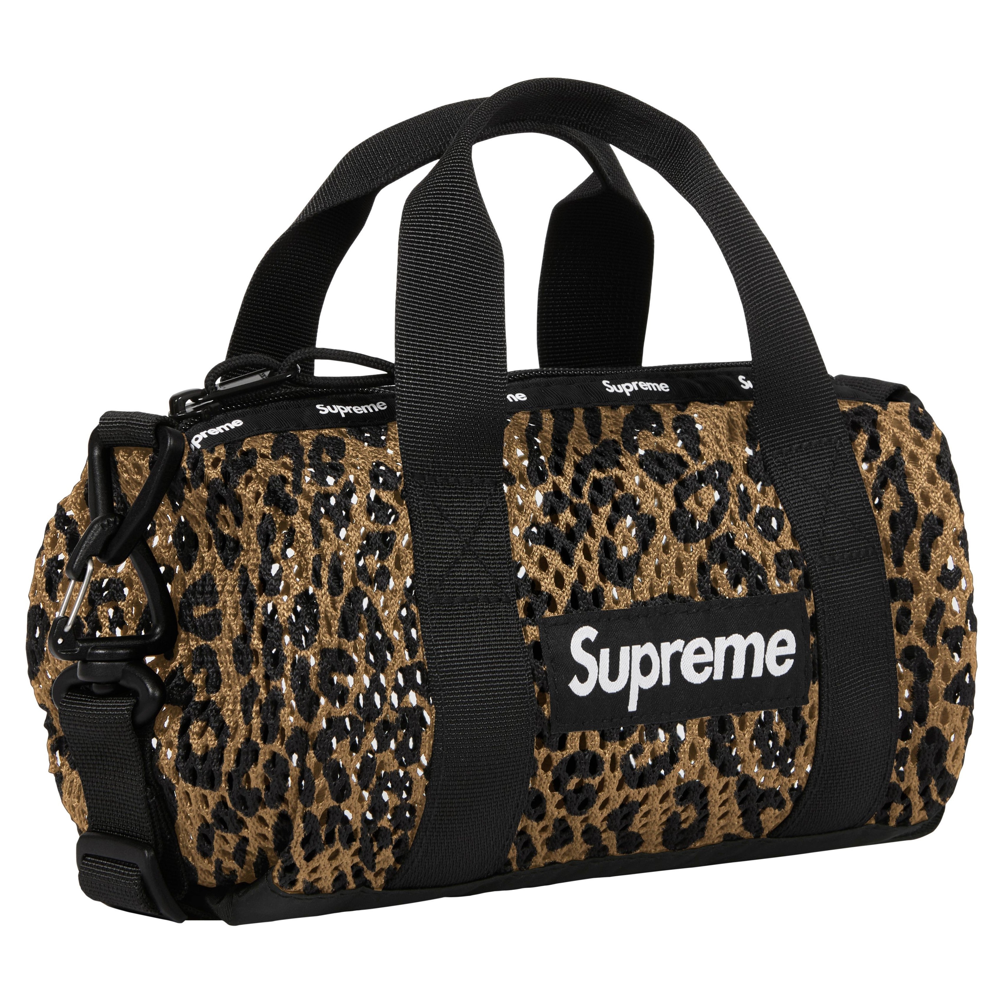 Supreme Mesh Backpack Leopard SS23