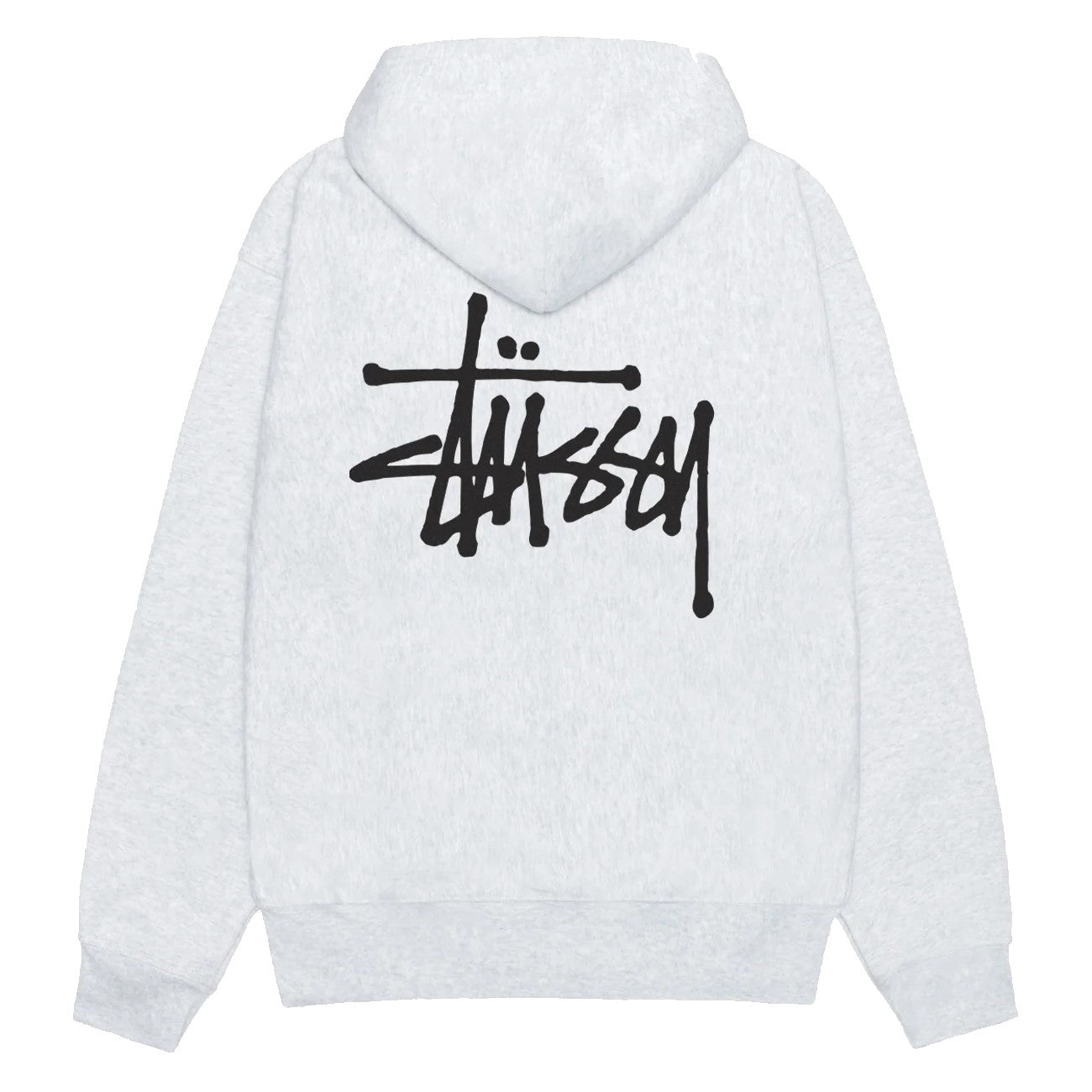 Stussy Basic Hoodie - Ash Heather