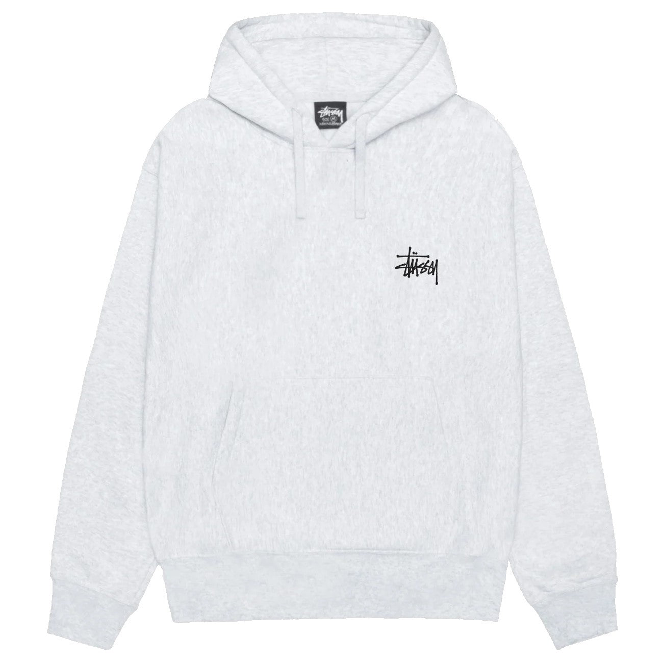 Stussy Basic Hoodie - Ash Heather