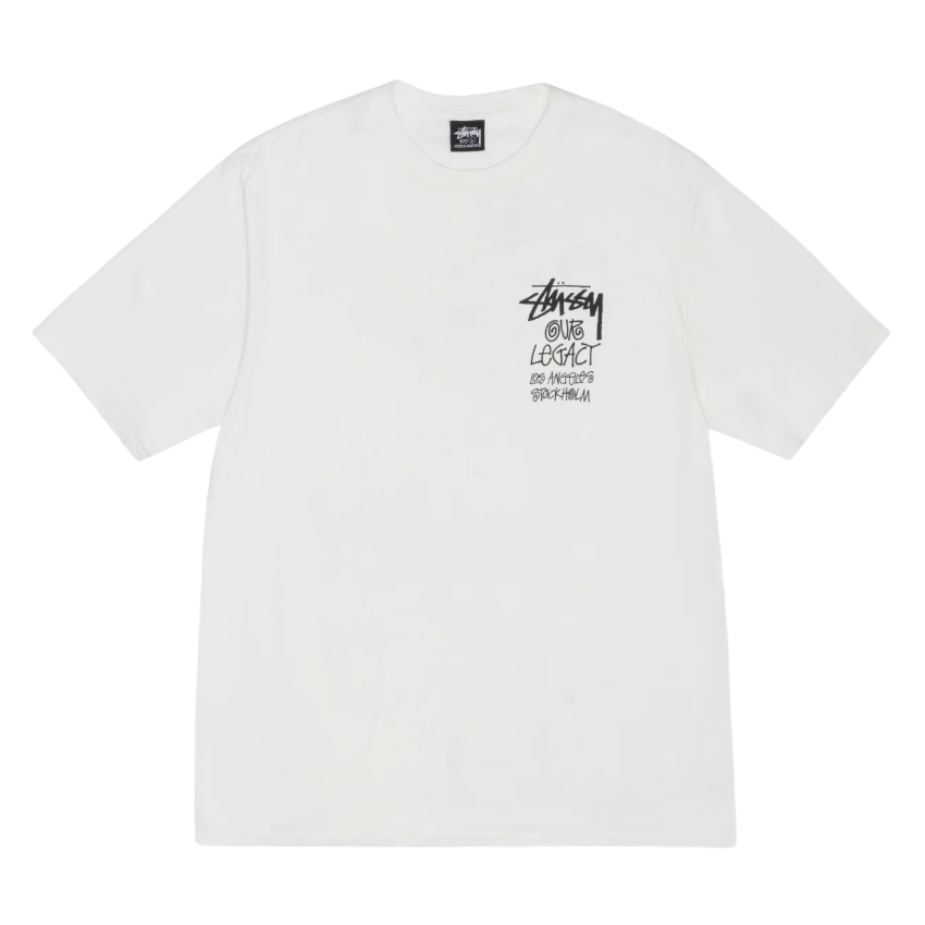 現貨 Our Legacy x Stussy 8 Ball Yin Yang Pigment Dyed Tee - Natural