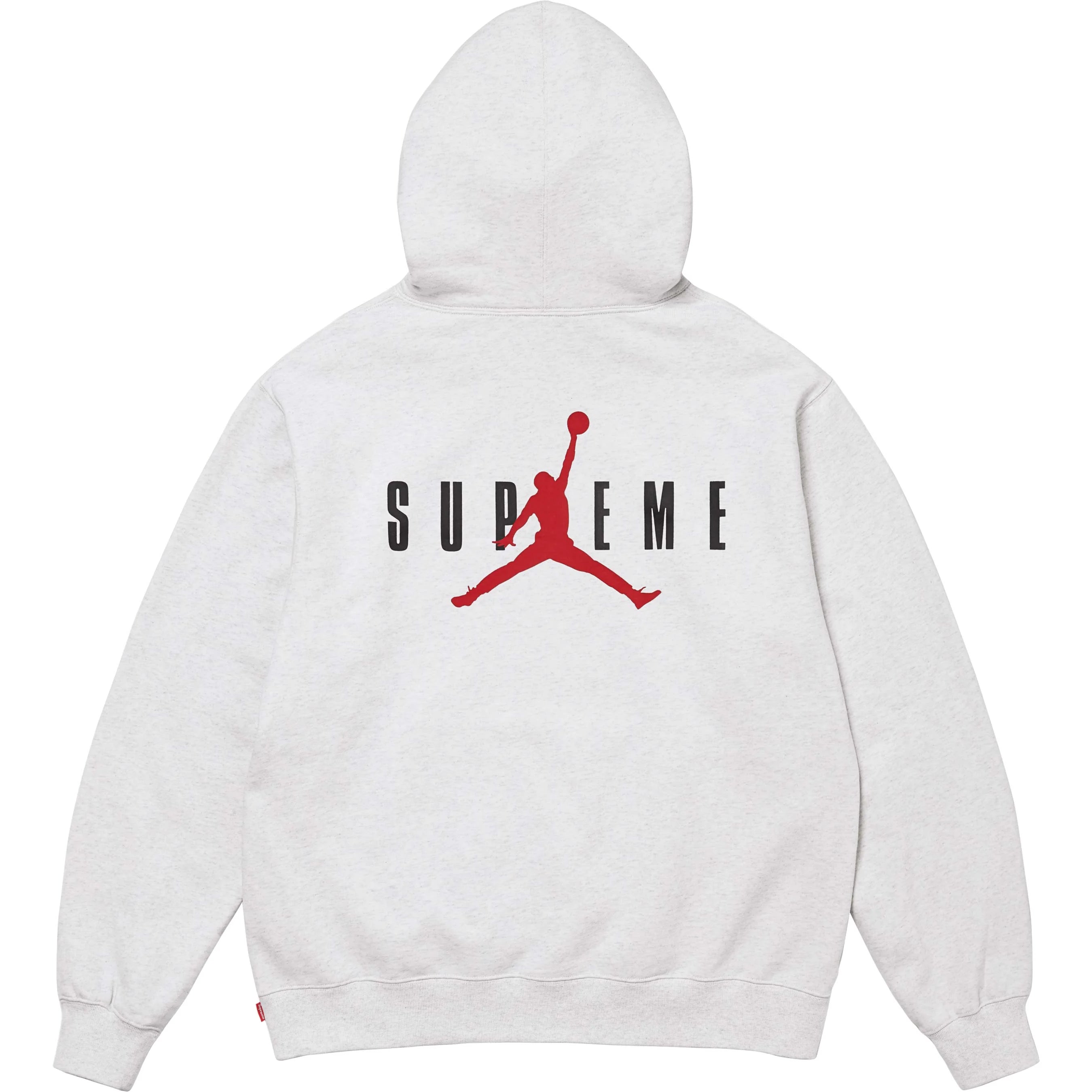 Supreme x Jordan Hooded Sweatshirt FW24 - Ash Grey