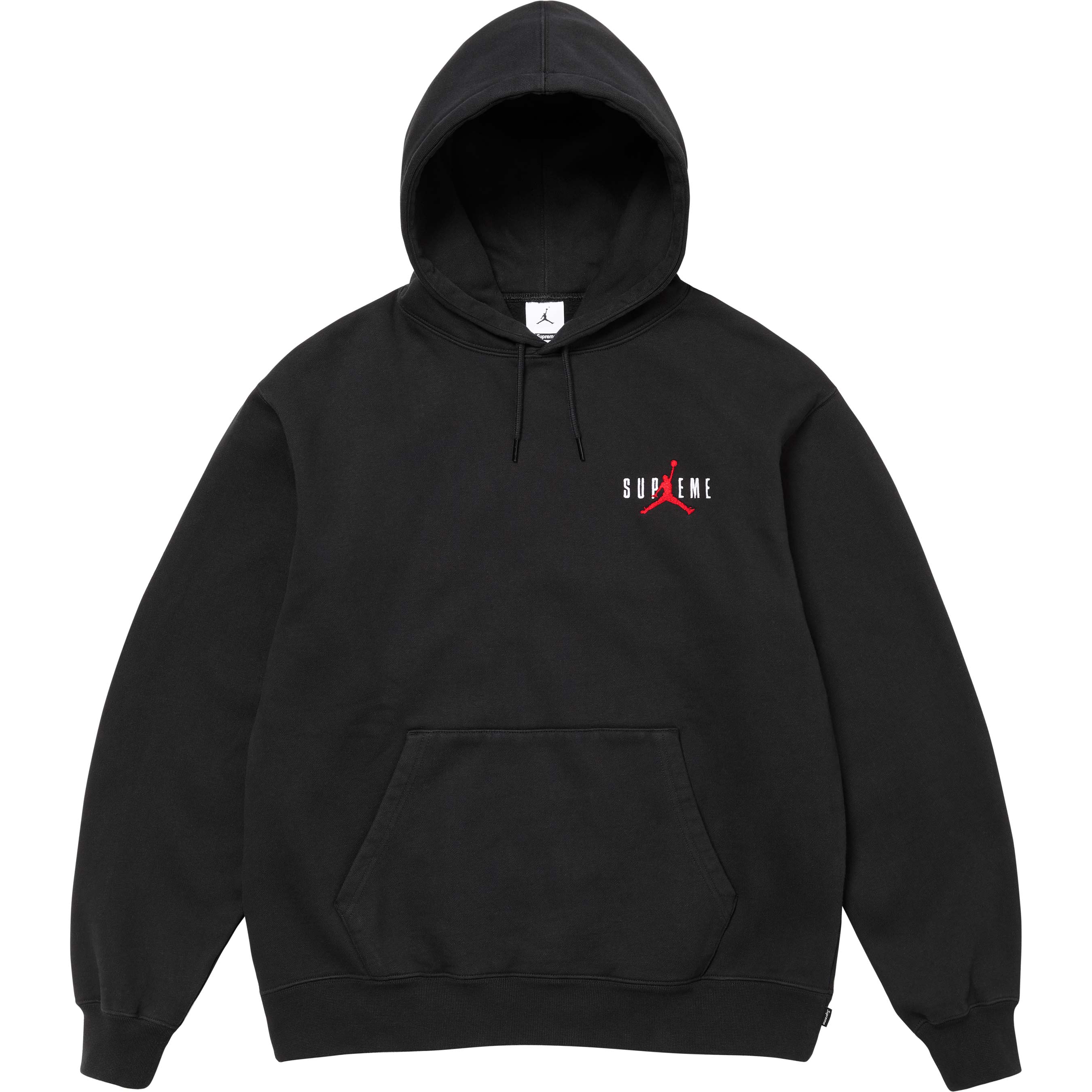 Supreme x Jordan Hooded Sweatshirt FW24 - Black