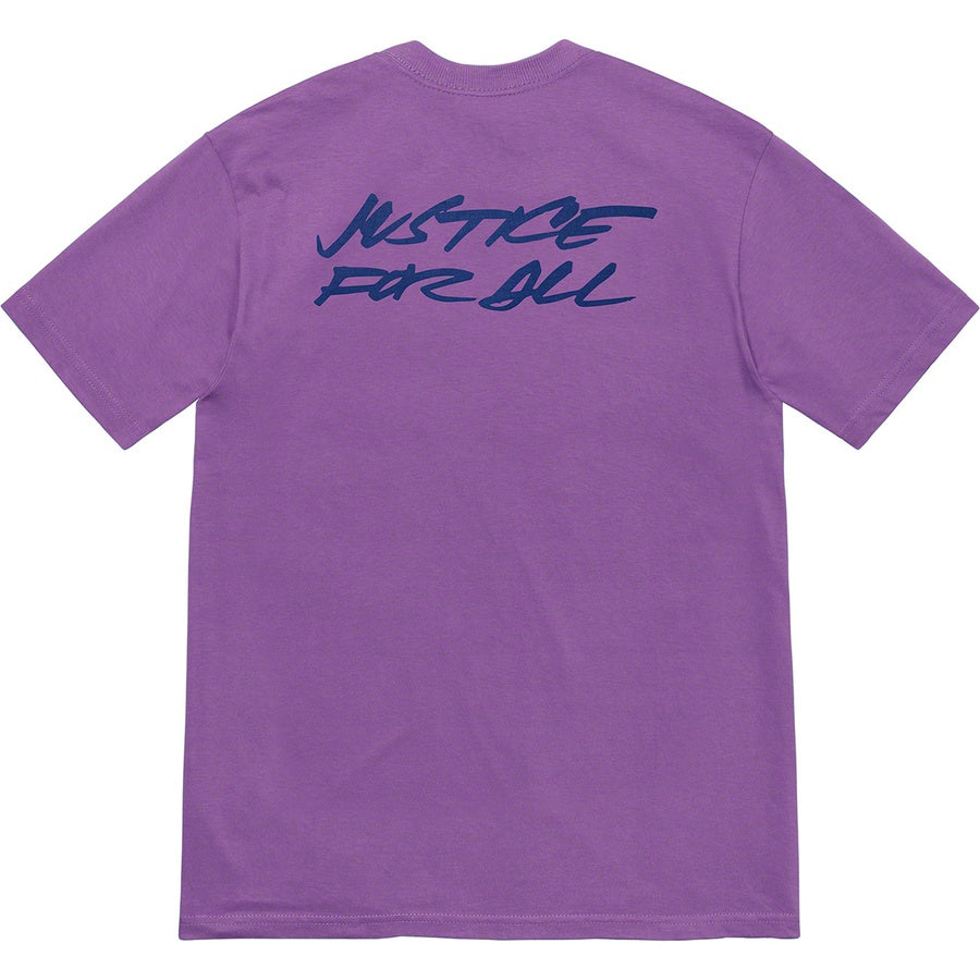 Supreme Futura Logo Tee - Purple