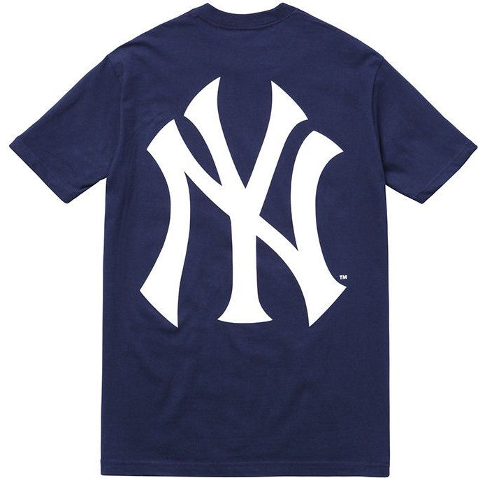 Supreme yankees tee sale