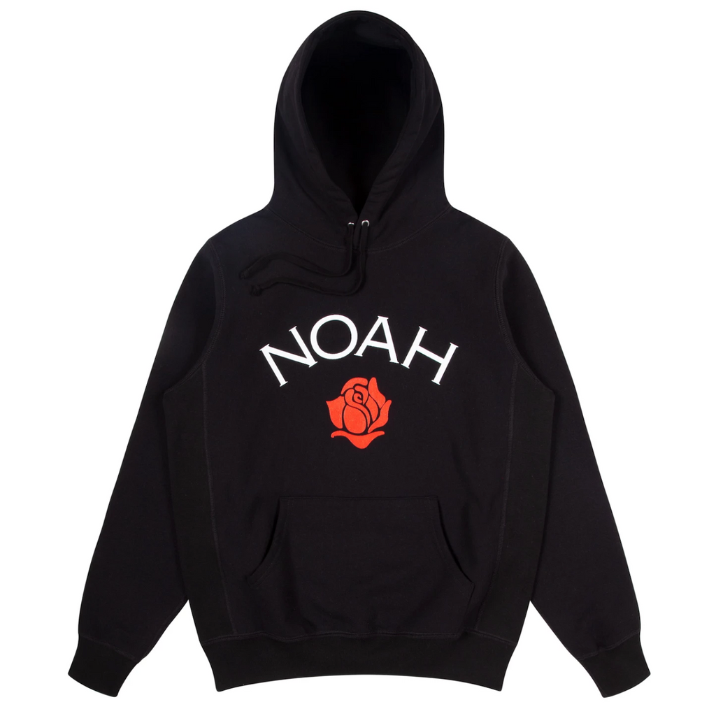 Noah NY Rose Logo Hoodie - Black | In stock – WEAR43WAY